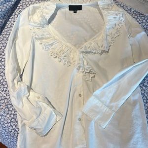 Nili Lotan ruffled shirt